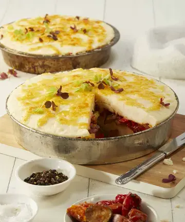 Pap & Roasted Vegetable Tart