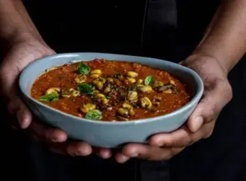 Corn and Roasted Red Pepper Soup