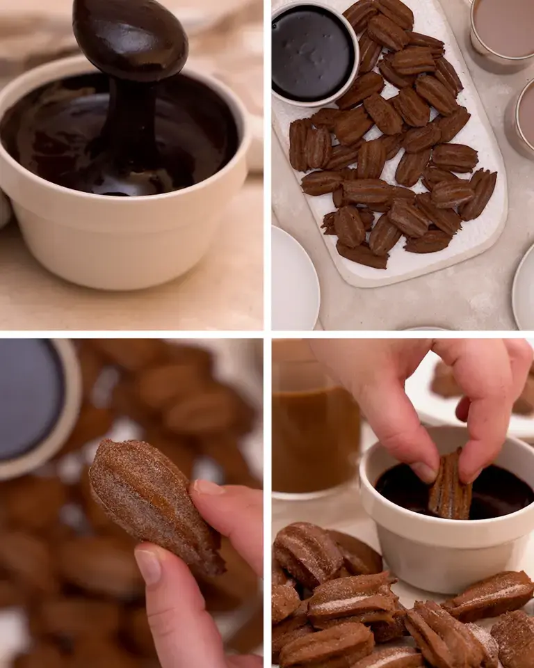 Mini Coffee Doughnut Dippers