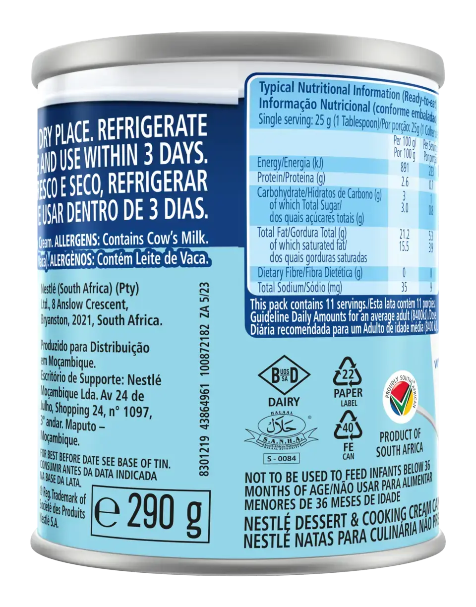 NESTLÉ Dessert and Cooking Cream BOP