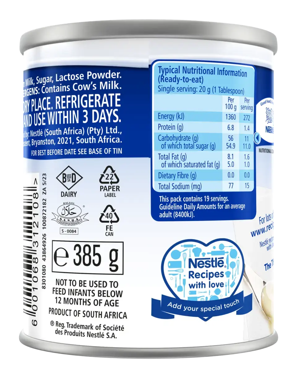 NESTLE GOLD CROSS Condensed Milk Full Cream Sweetened 385g