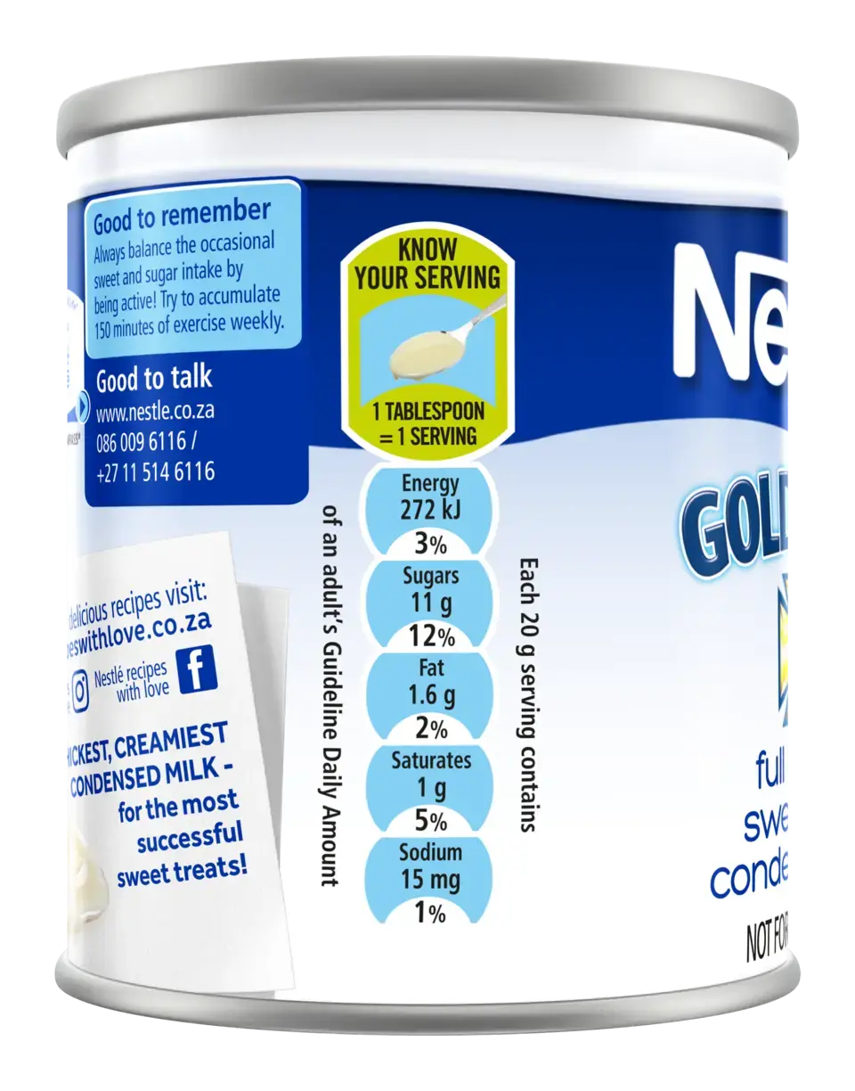 NESTLE GOLD CROSS Condensed Milk Full Cream Sweetened 385g