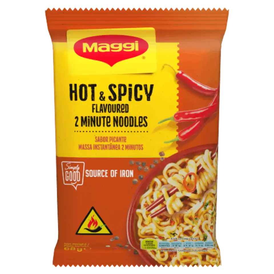 MAGGI 2-Minute Noodles,Hot &amp; Spicy 68g
