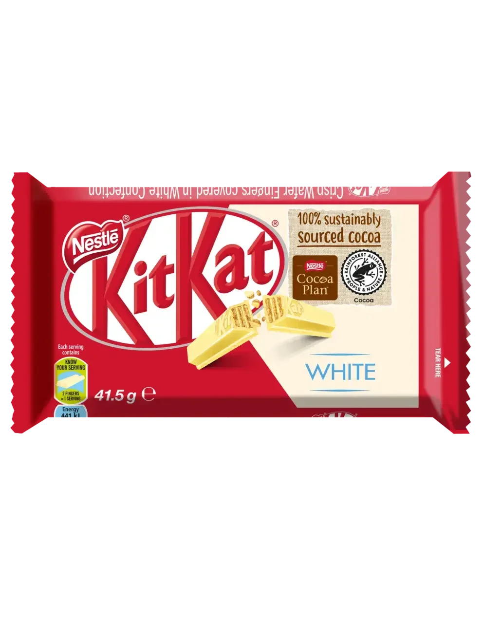 KitKat 4 Finger White Chocolate Bar 41.5g - front