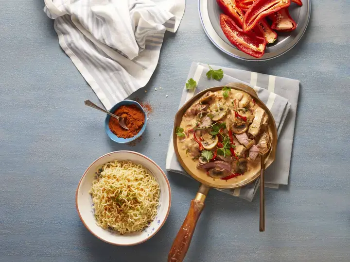 Beef and Mushroom Stroganoff