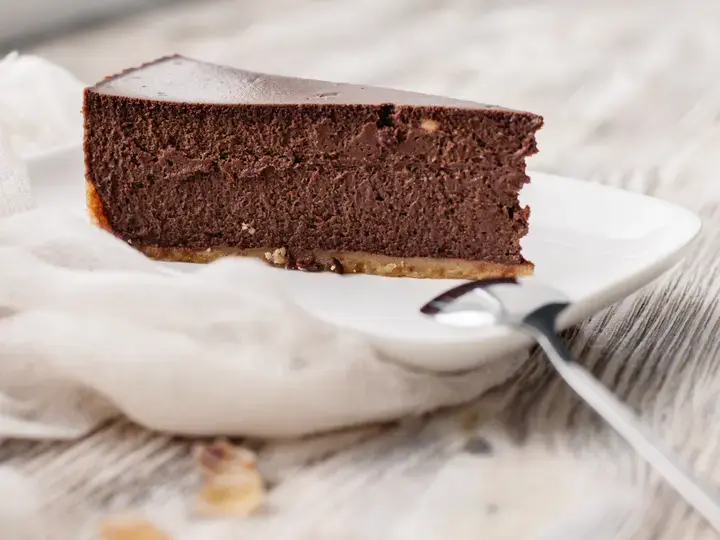 Crustless Bar-One cheesecake