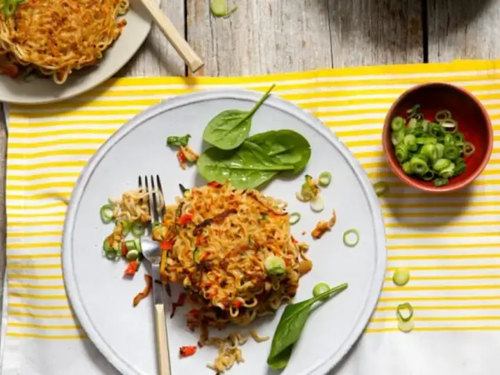 Savoury Noodle Fritters