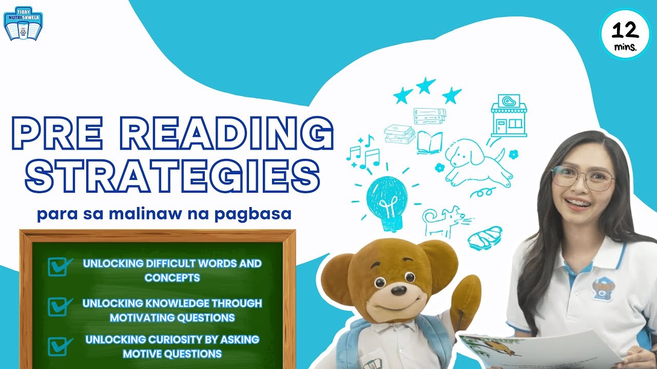 Preview image for the video "Tibay Lesson #6 | Reading strategies sa pagbasa ng libro | Reading Strategy for Comprehension".