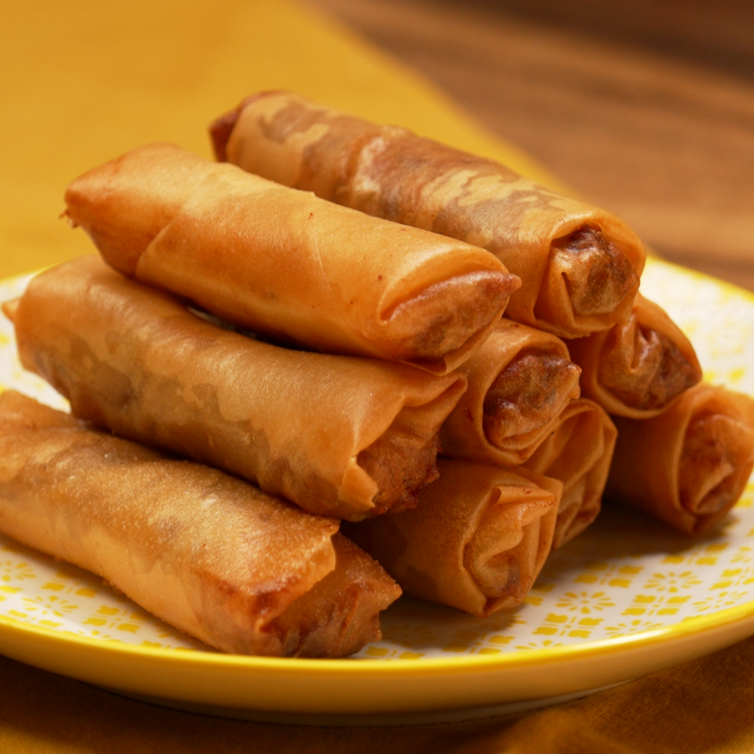 Cheesy Adobong Lumpia