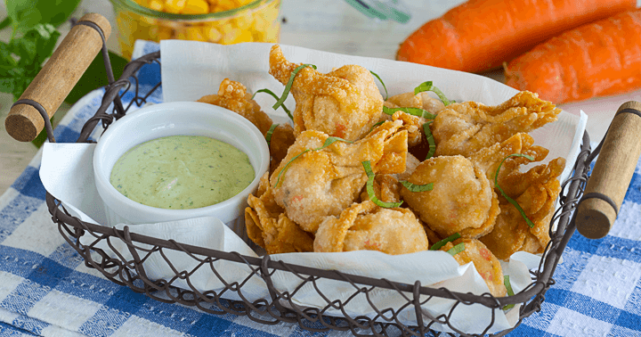 Fried Veggie Wontons Recipe | Create with NESTLÉ®