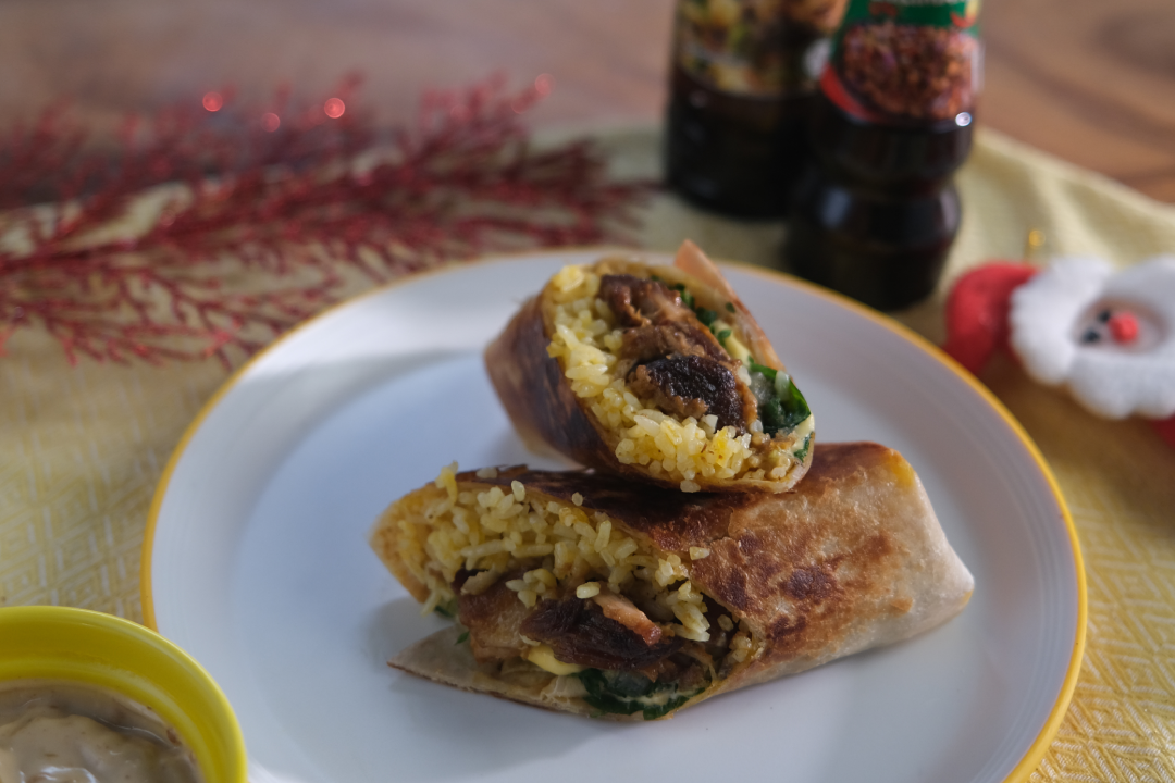 Leftover Lechon Kare-Kare Burrito