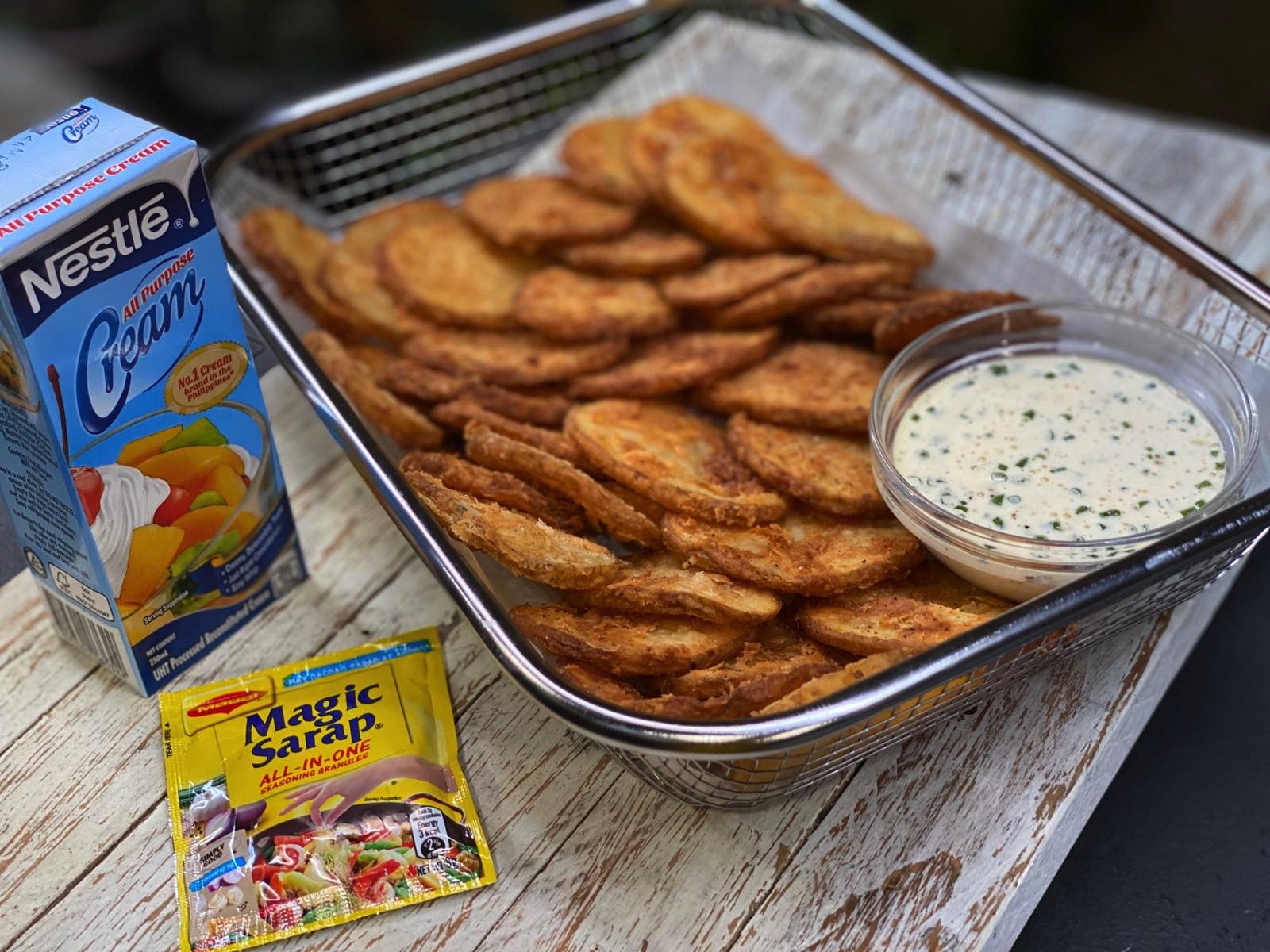 Restaurant-Style Breaded Potato Chips