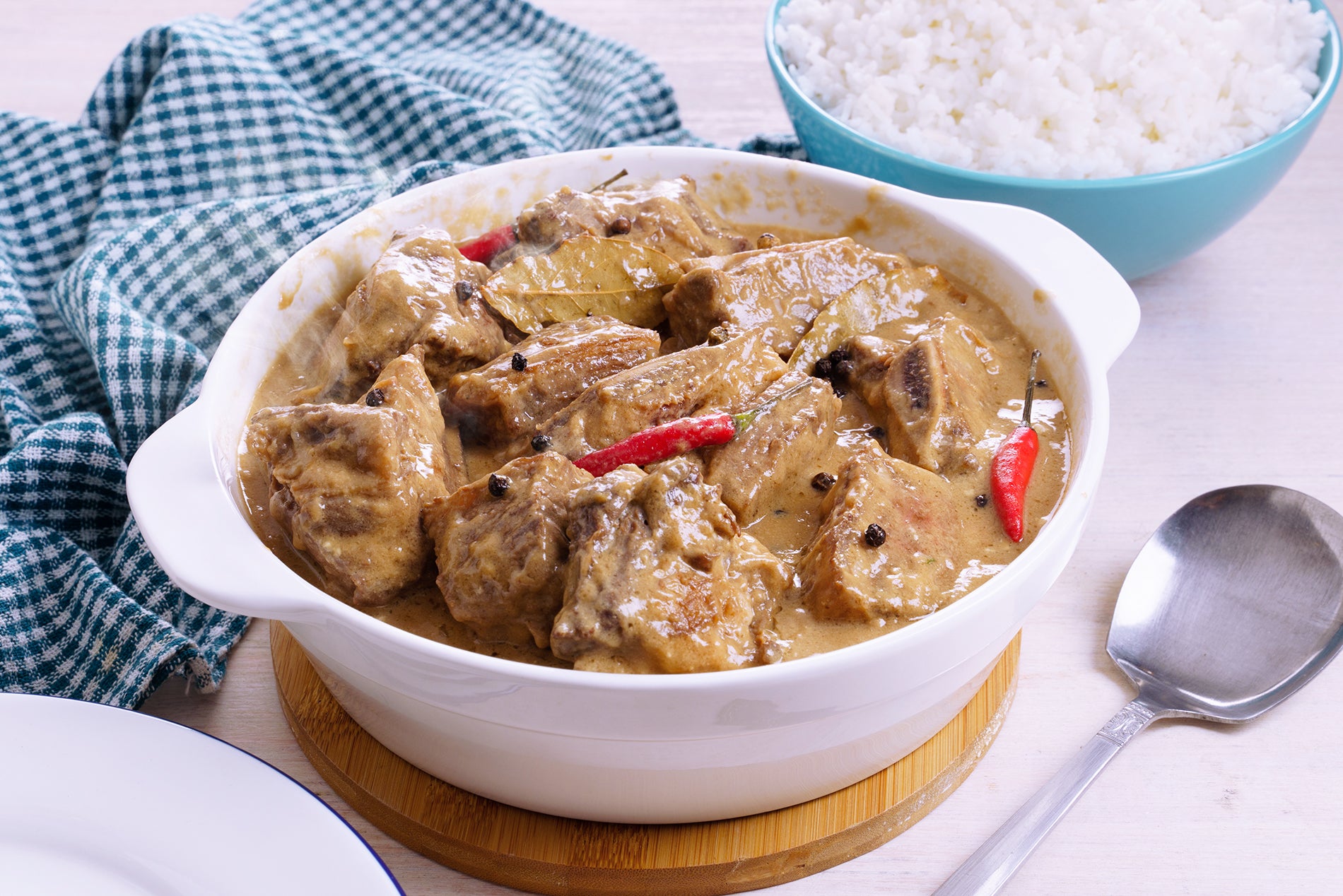 creamy beef adobo