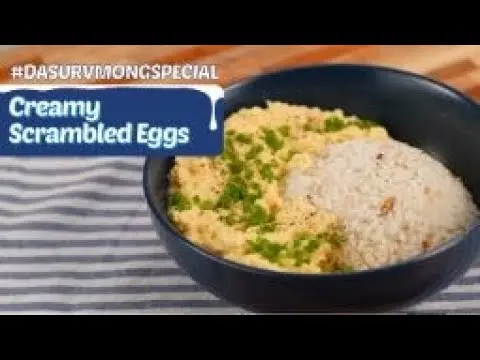 Preview image for the external video "Creamy Scrambled Eggs Recipe".