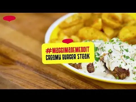 Preview image for the external video "Creamy Burger Steak".