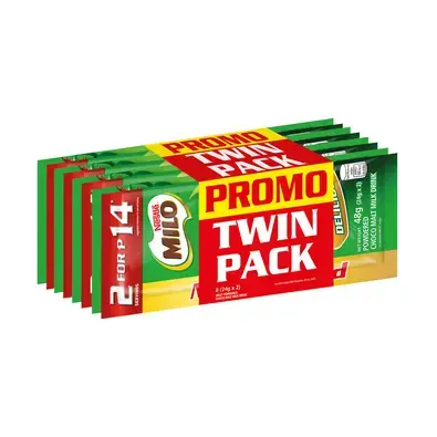 MILO Choco Malt Drink Twin 48g