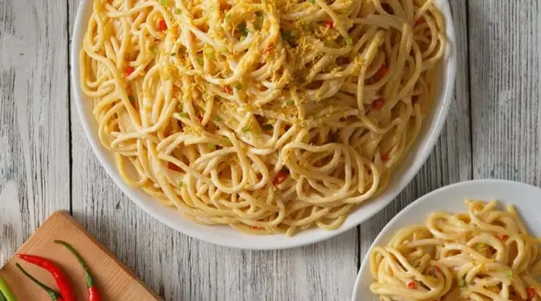 Salted Egg Spaghetti