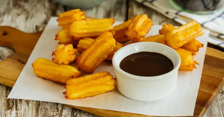 Churritos with Creamy Dreamy Chocolate Dip