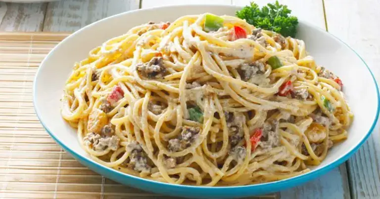 Flavorful Creamy Vigan Longganisa Pasta
