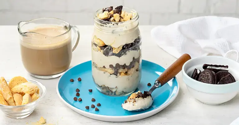 coffee crumble cake jar
