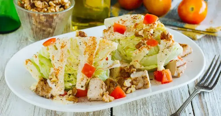 O-M-Grilled Chicken Wedge Salad