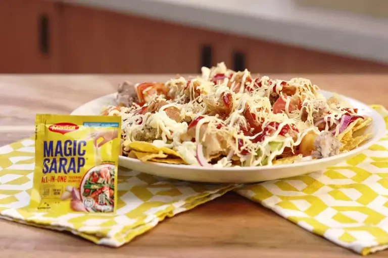 Leftover Lumpia Nachos