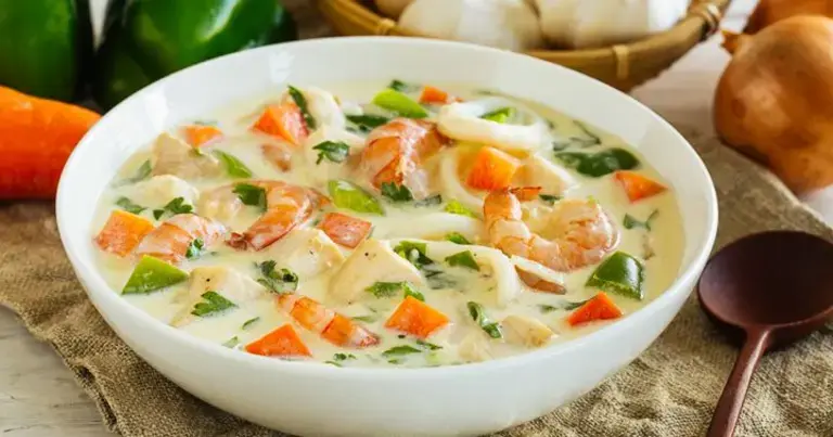 Hearty Seafood Cream Soup