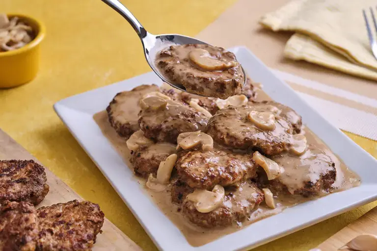 Burger Steak with Gravy