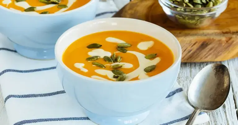 Creamy Thick Carrot and Squash Soup