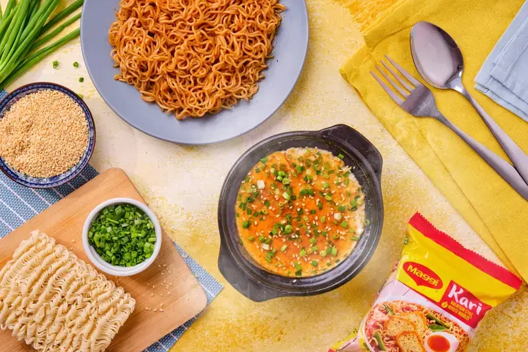 Kari Pan-steamed Eggs