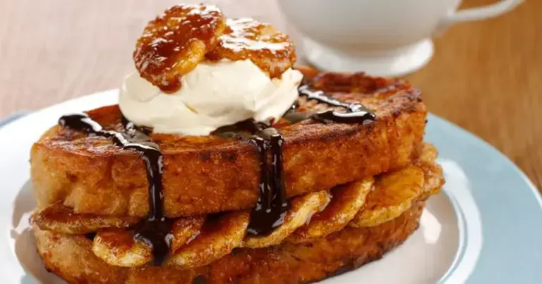 banana stuffed french toast