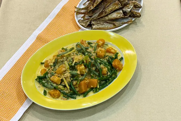 Ginataang Sitaw at Kalabasa