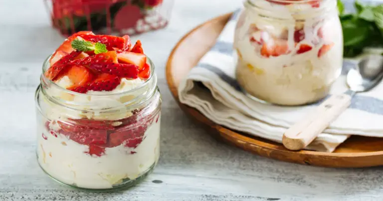 Deconstructed Strawberry Shortcake