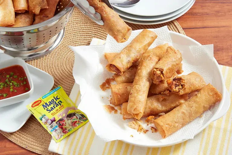 ALL-IN-ONEderful Lumpiang Sardinas with Sweet Spicy Sauce