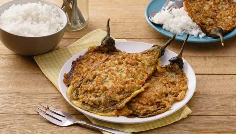 Tortang Talong at Giniling