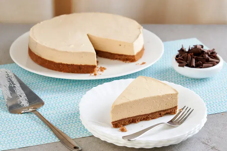 No-Bake Coffee Cheesecake with NESCAFÉ Creamy White