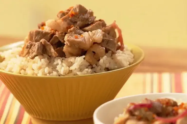 Adobo Rice with Pork