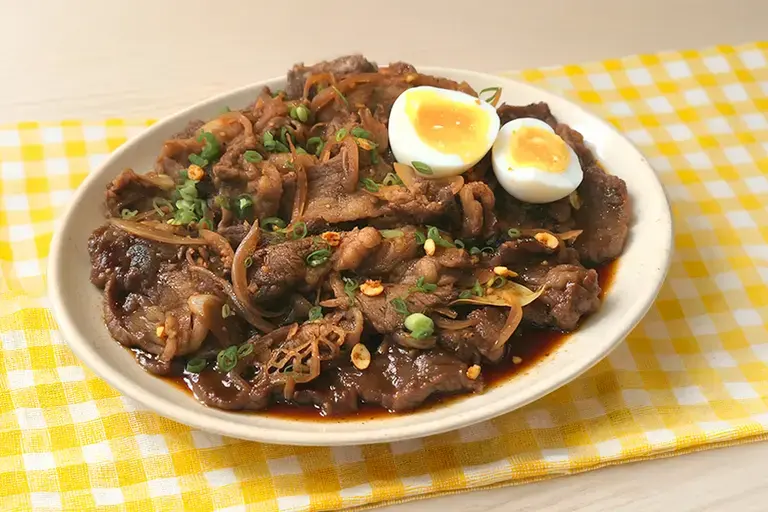 Gyudon Style Beef Adobo