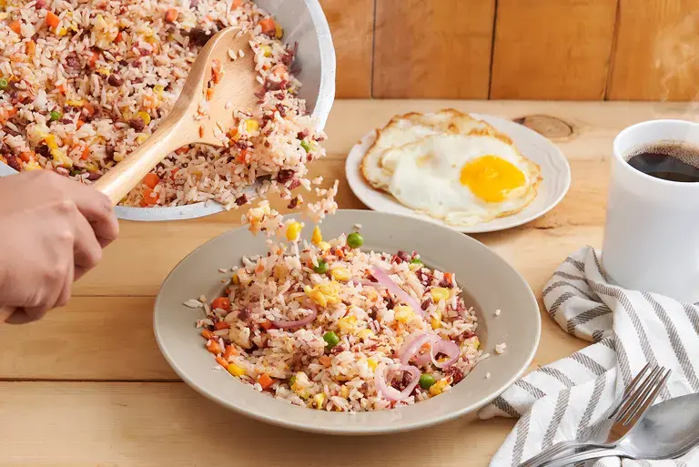 All-in-Onederful Corned Beef Fried Rice