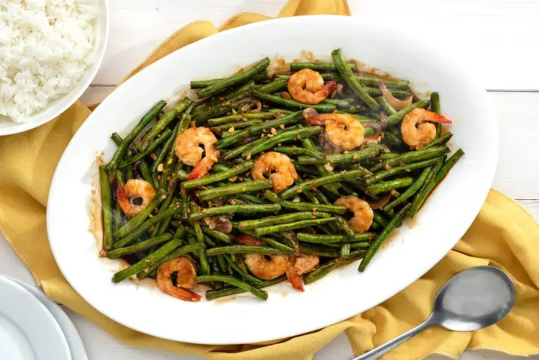 Ginisang Sitaw at Hipon