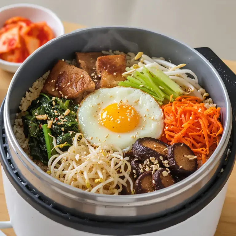 Korean Bibimbap-style One Pot Rice