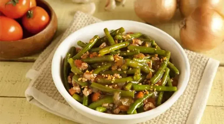 Stir Fried Sitaw with Ground Pork