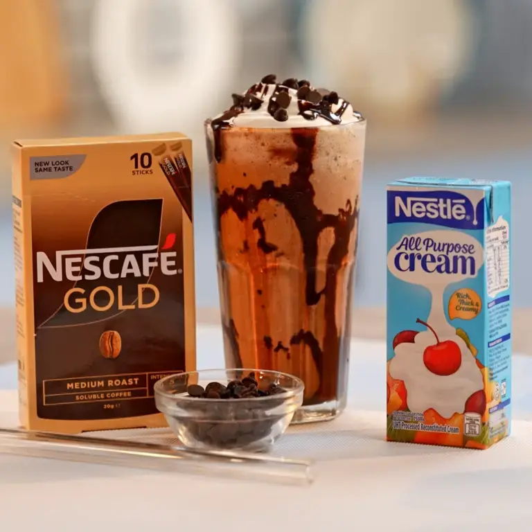 Nescafe Chocolate Cream Cheese Frappe
