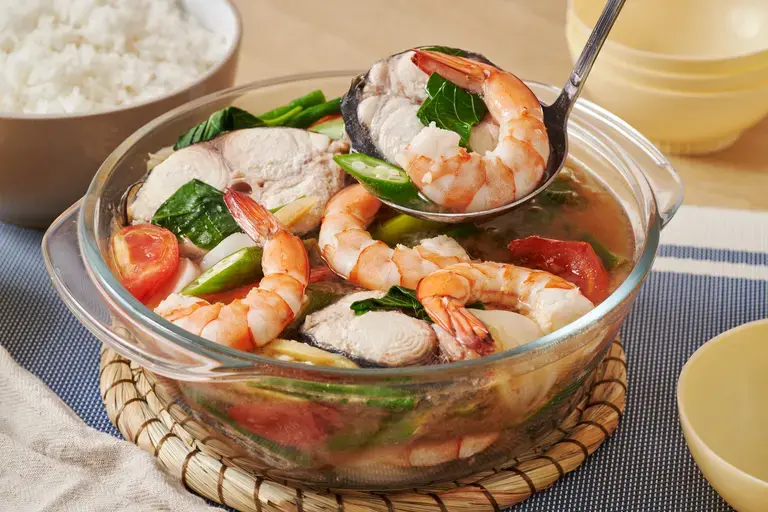 Fish and Shrimp Sinigang