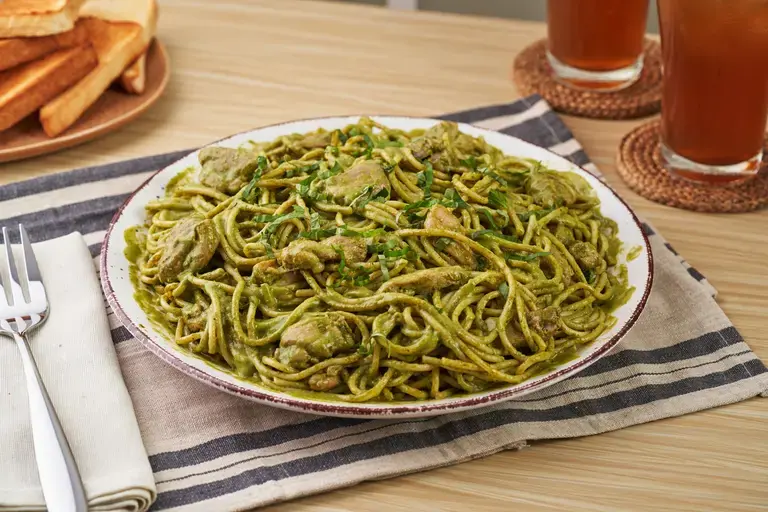 Chicken Pesto Spaghetti