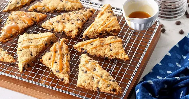 choco peanut butter scones