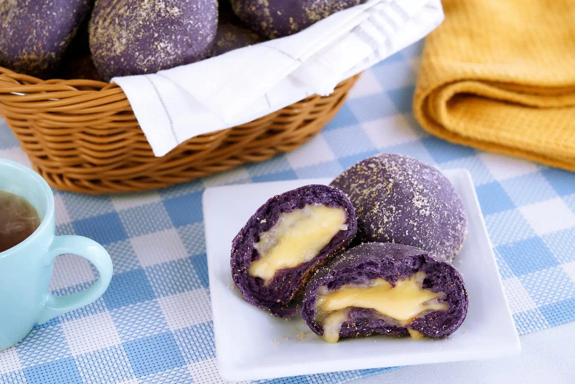 Ube Cheese Pandesal