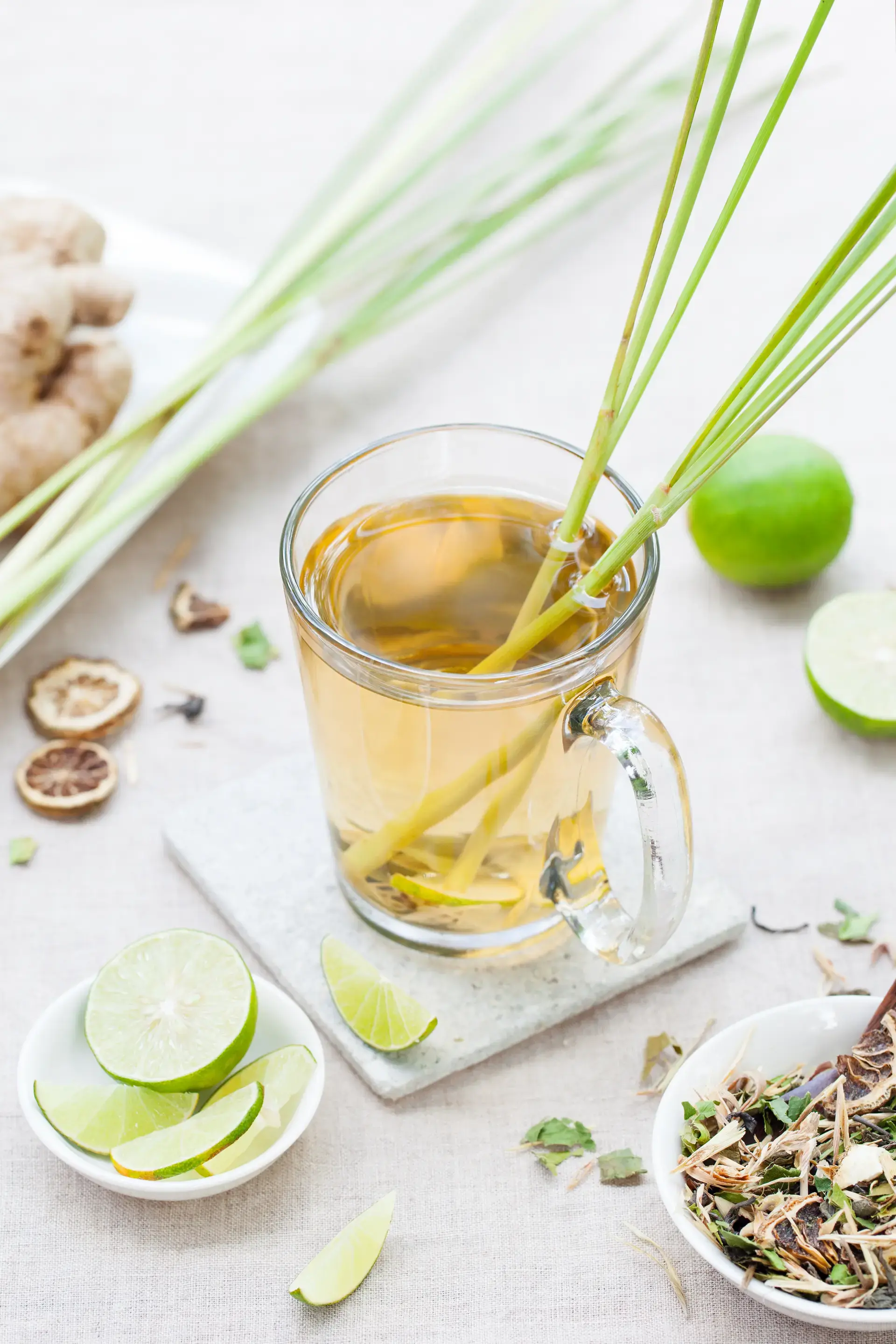 Flavored Water with Lemongrass