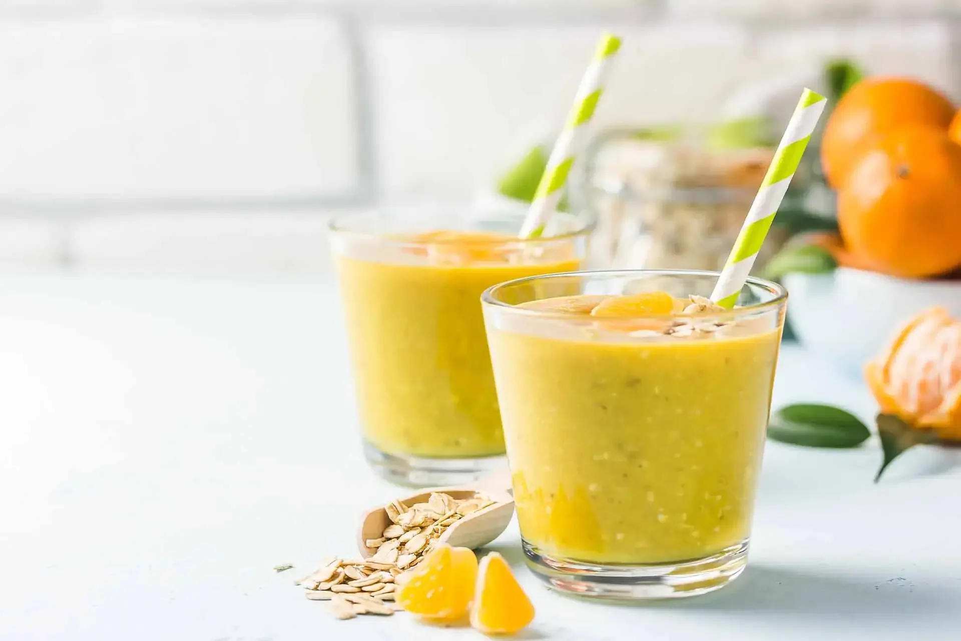 Tangerine and Oat Juice