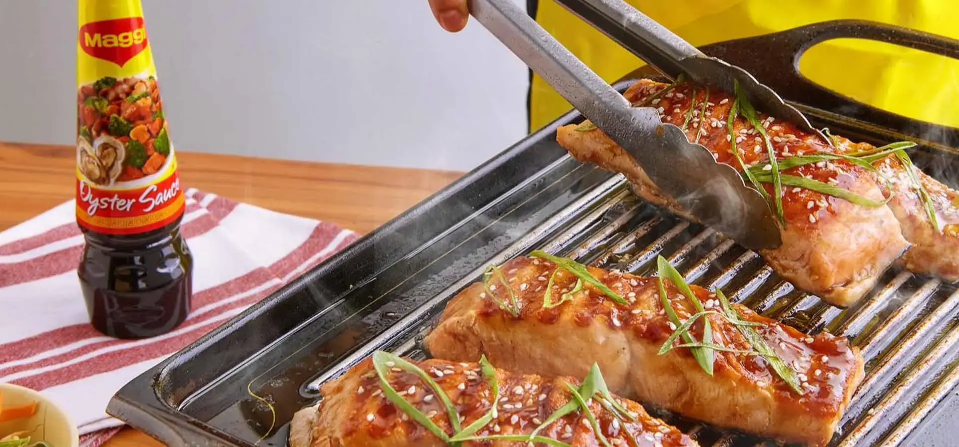 Oyster Salmon Teriyaki